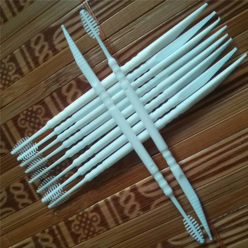 Bamboo Toothbrush - 300 Teile/beutel Doppel-ende Zahn Stick Super