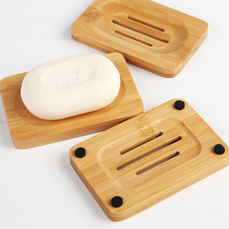 Bamboo Cutlery - 1-teilige Seifenschale aus Bambusholz, Seifenhalter für