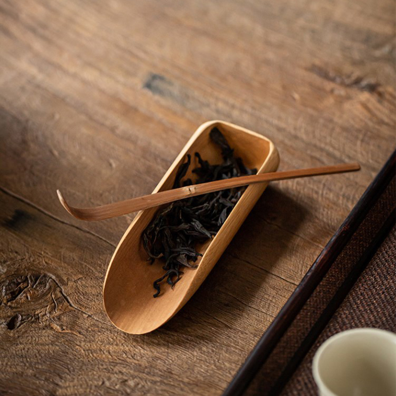 Bamboo Cutlery - Handgemachte Holz Tee Matcha Stick Löffel