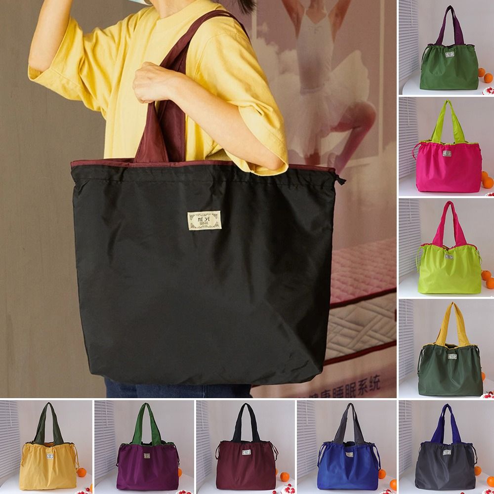 Reusable Bag - Modische Einkaufstasche mit Kordelzug für den