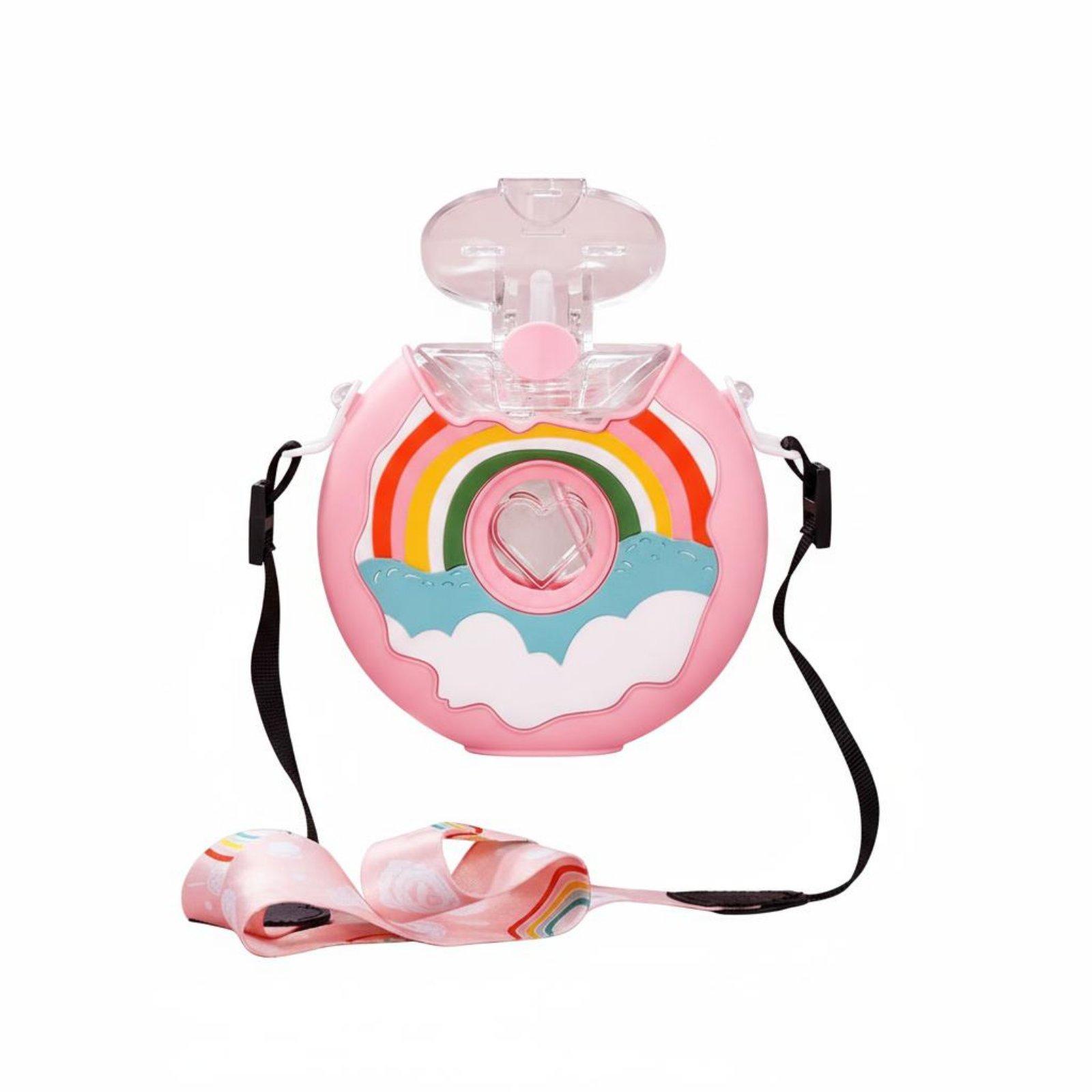 Reusable Bottle - Donut-Wasserflasche Auslaufsichere Donut-förmige Trinkflasche Wiederverwendbare Kinderflasche