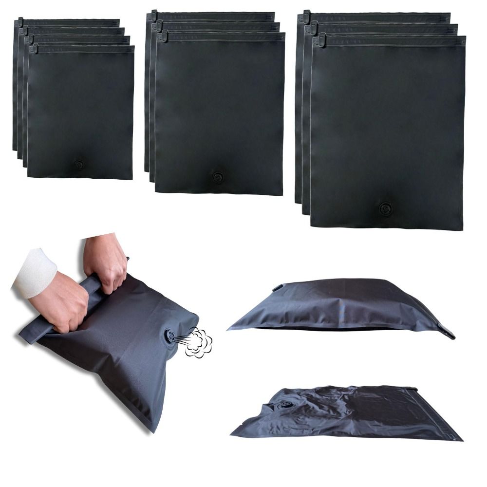 Reusable Bag - Neue wiederverwendbare Handroll-Vakuumbeutel, platzsparende, staubdichte Vakuum-Kompressionsbeutel,