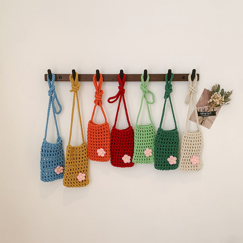 Reusable Bag - 1 Stück Neue Hohlstrick-Mehrzweck-Handytasche für Kleinteile