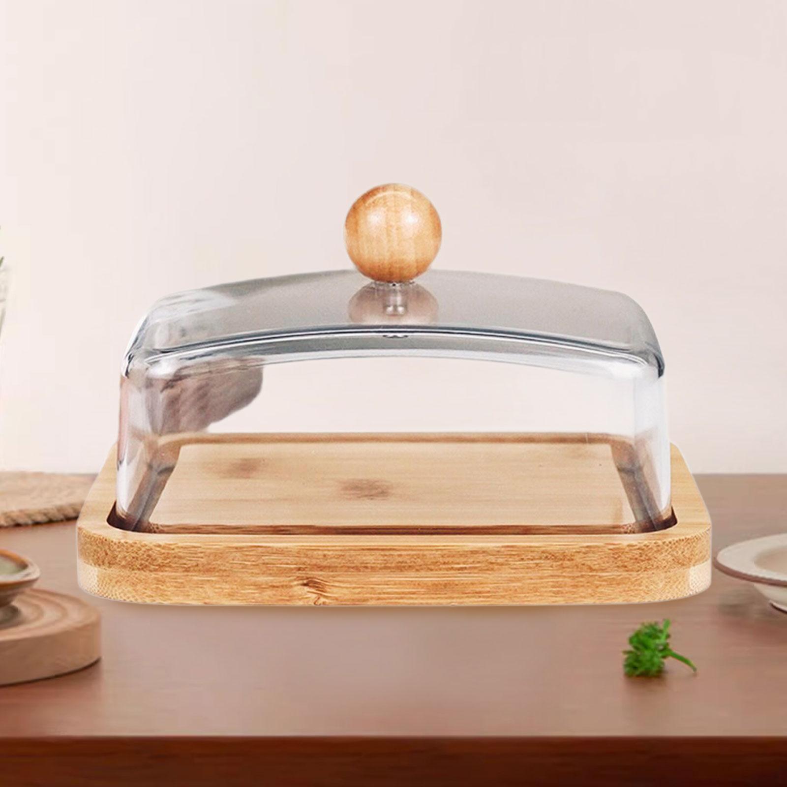 Bamboo Cutlery - Bambus-Butterschale mit Deckel, multifunktionaler Butterhalter für