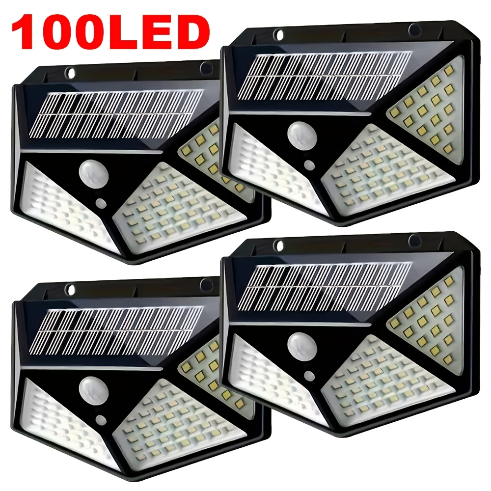 Solar Garden Light - 100 LED Solar-Gartenleuchte für Außenbereich mit