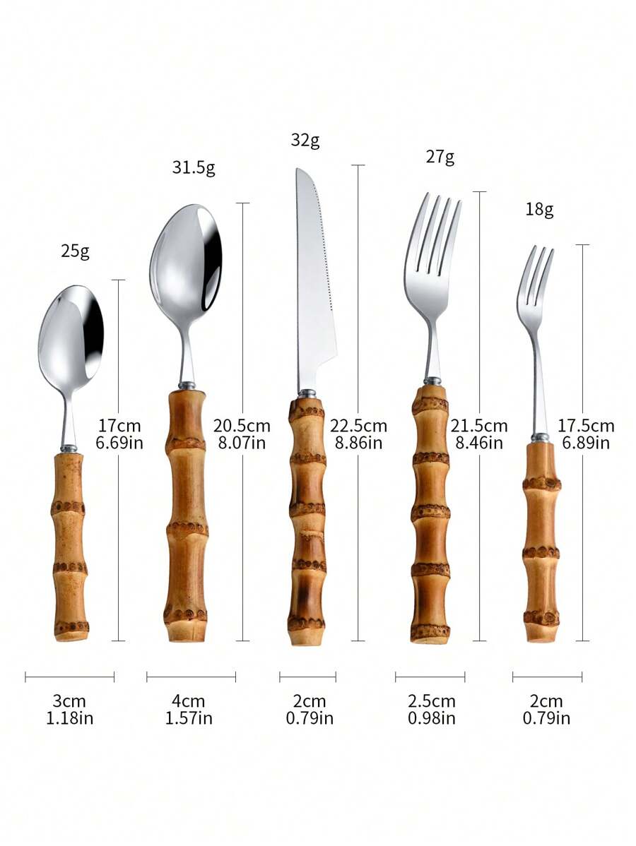 30-teiliges Besteckset aus Ede – Bamboo Cutlery Bewertung und Preis