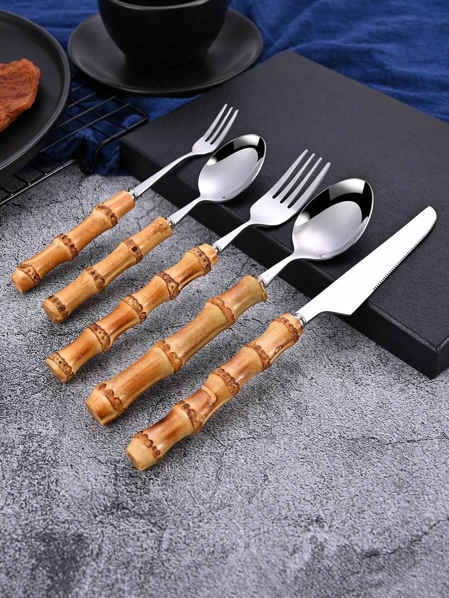 30-teiliges Besteckset aus Ede – Bamboo Cutlery Bewertung und Preis