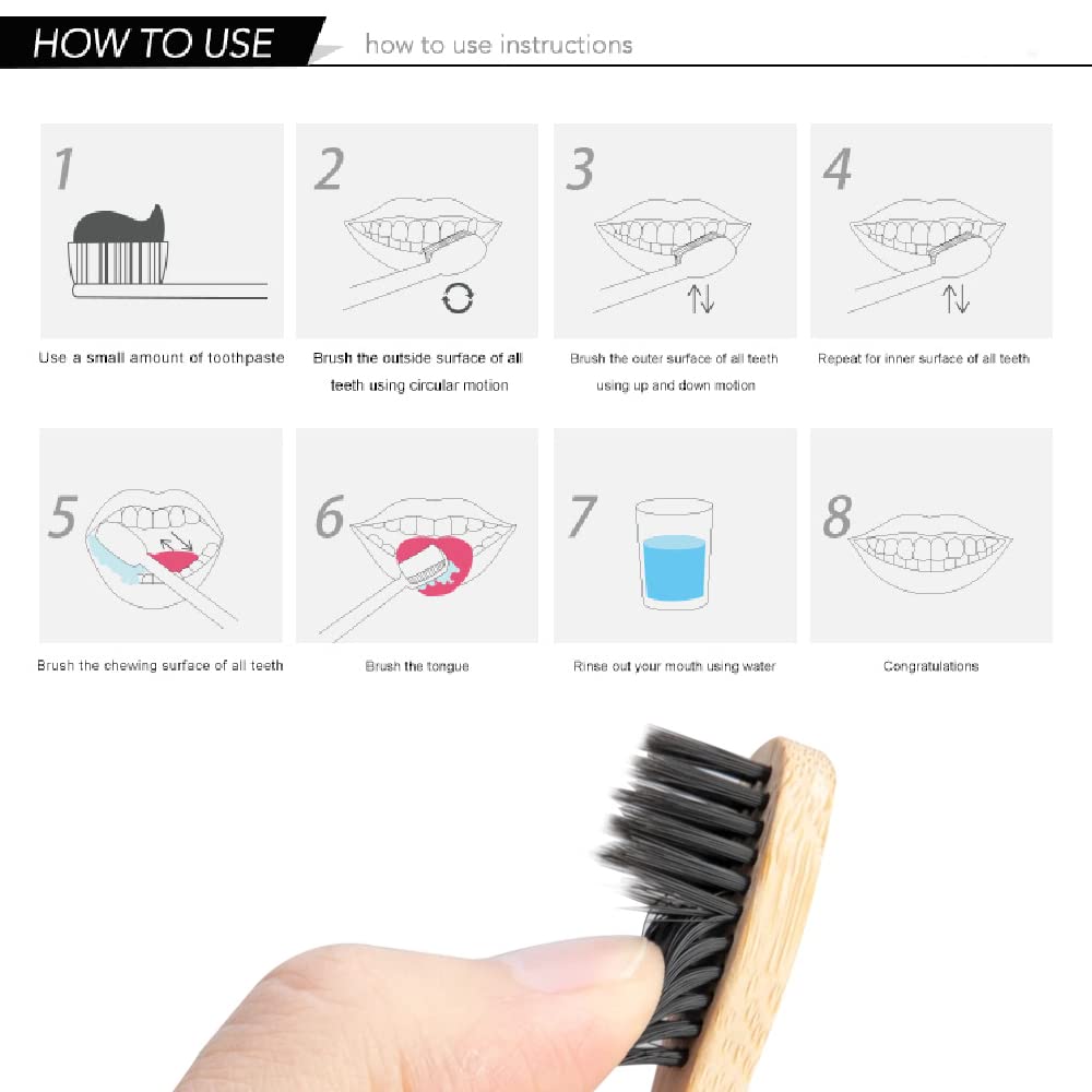 10er-Pack Natürliche Bambus-Za – Bamboo Toothbrush Bewertung und Preis