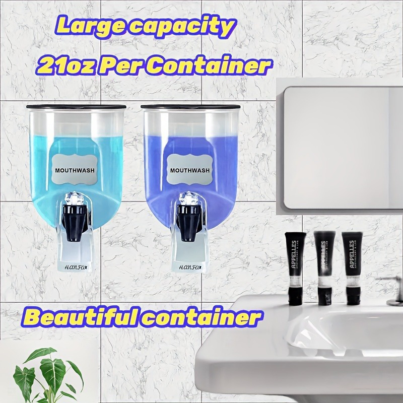 2 Stück 600ml Mundwasser-Spend – Reusable Bottle Bewertung und Preis