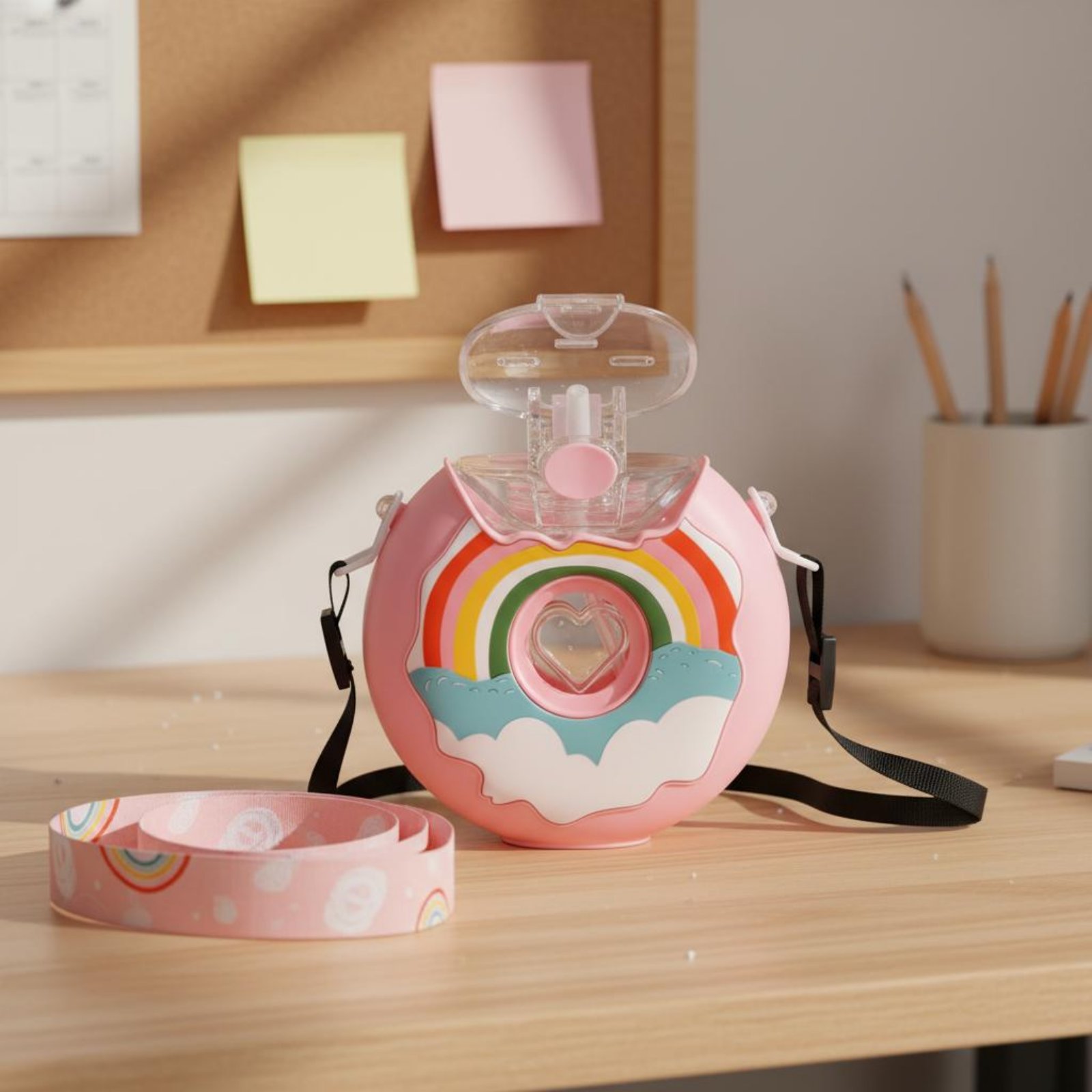 Donut-Wasserflasche, auslaufsi – Reusable Straw Bewertung und Preis
